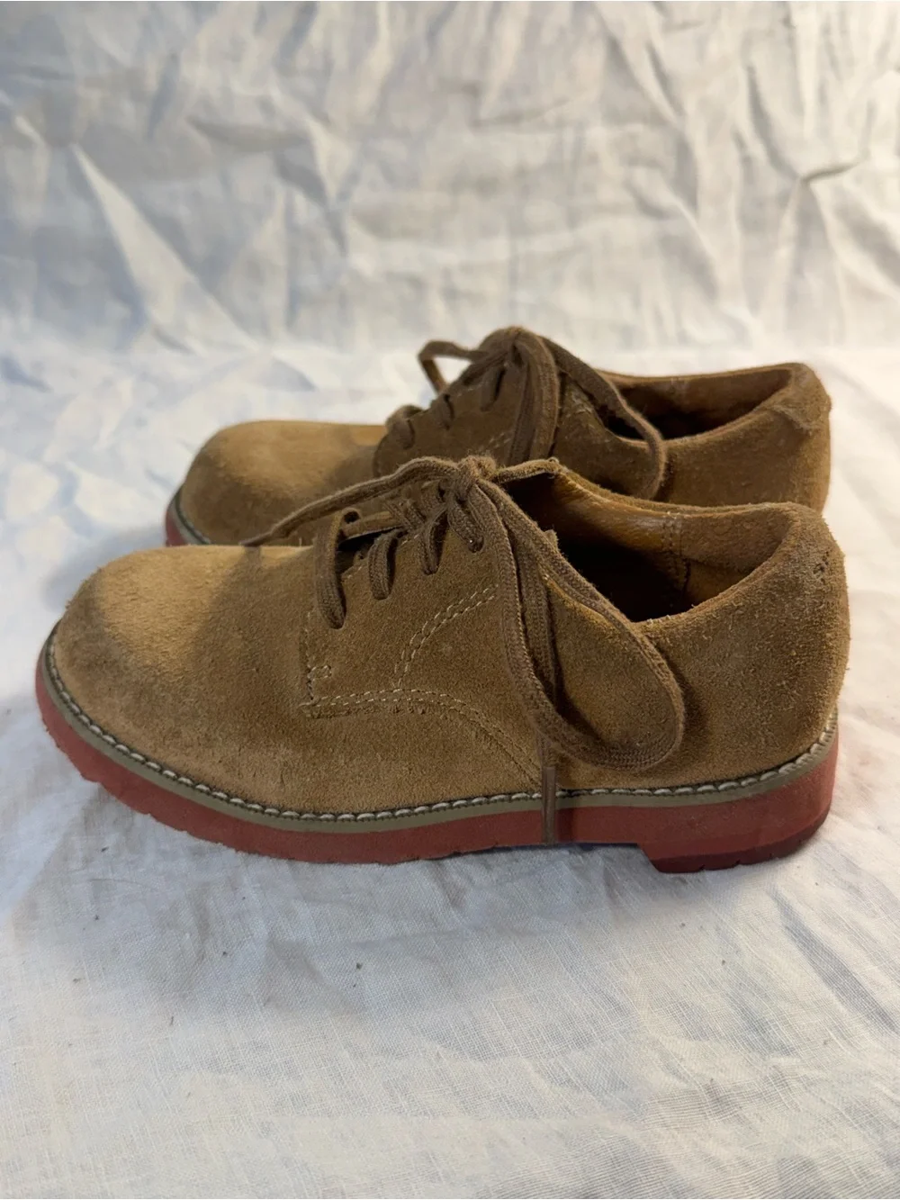 Sperry’s Tevin Brown Suede Lace-Up Oxford Dress Shoes